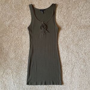 Forever 21 Green Mini Dress